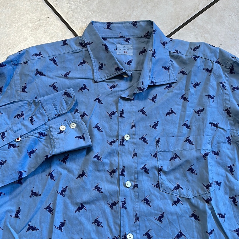 Hartford Men’s‎ Downhill Skiers Long Sleeve Button Down